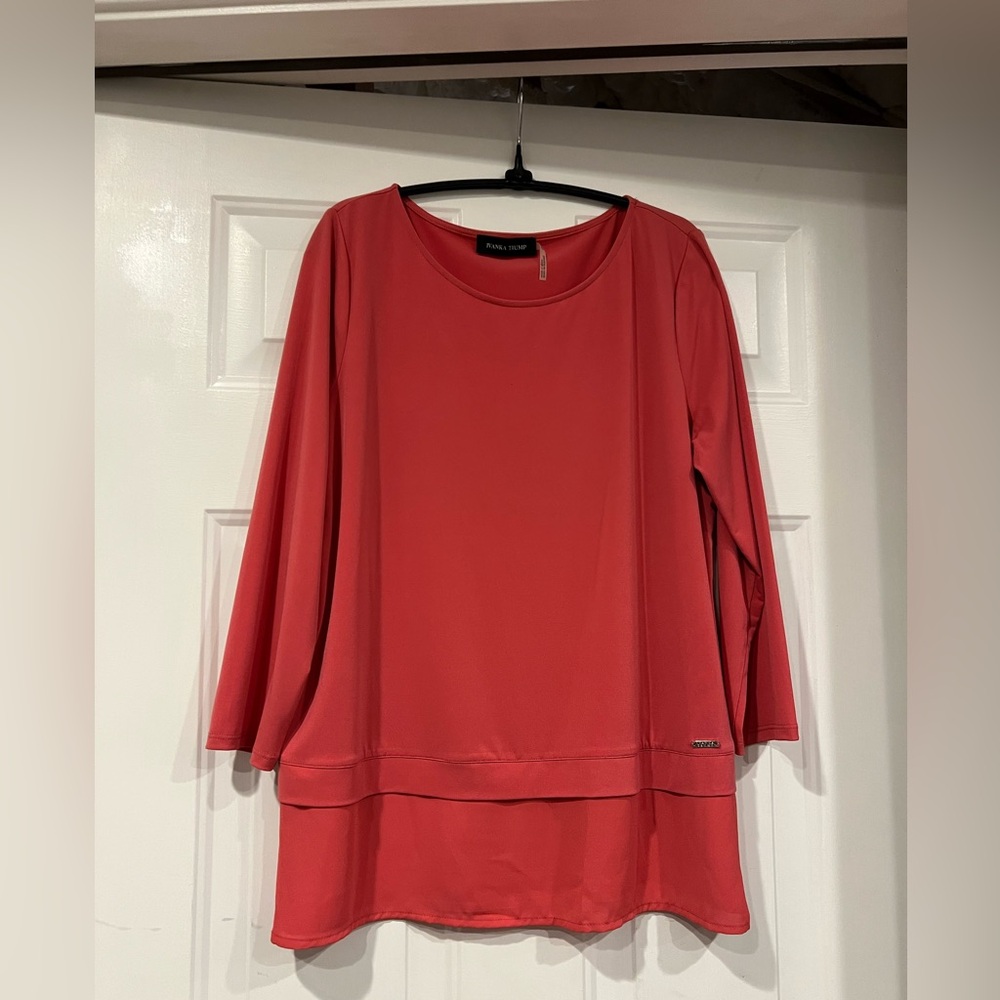 Ivanka Trump Coral Women's Top